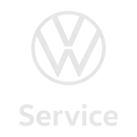 vw-service-logo VW Service Logo in Schwarz-Weiß mit Volkswagen Emblem und Schriftzug darunter.
