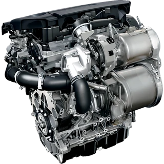 Ein Škoda Karoq 2.0 TDI Motor.